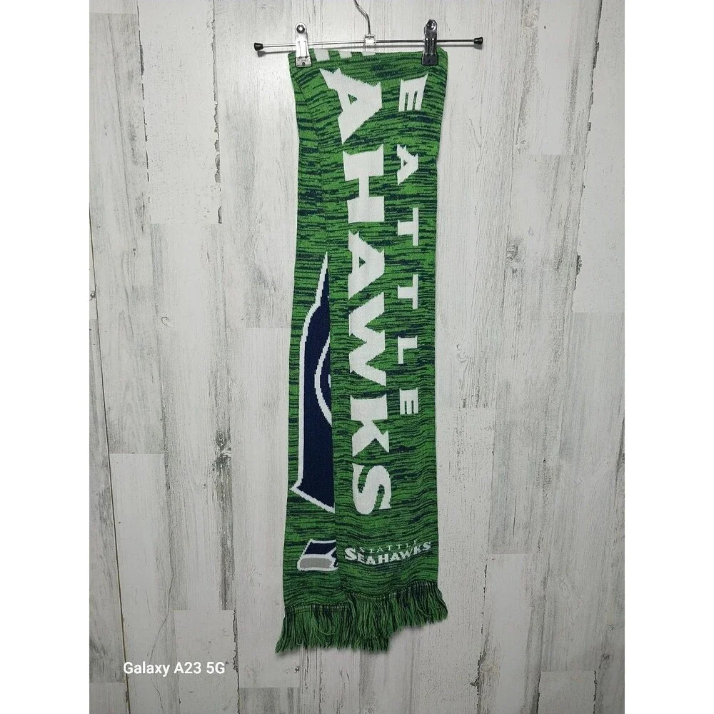 Seattle Seahawks Wordmark Colorblend Scarf By FOCO